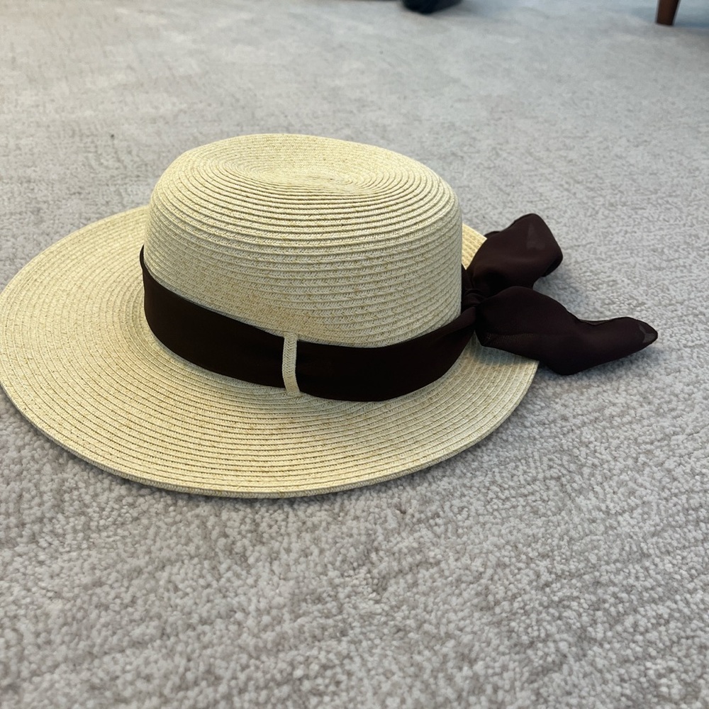 Straw hat perfect for the beach or any occasion